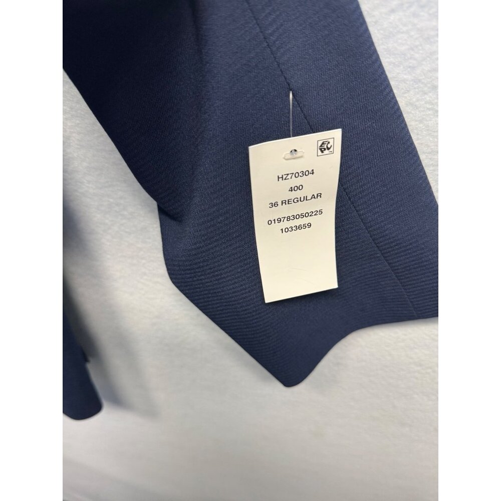 Haggar H26 Navy Tailored Fit Suit Jacket 36R Mens Blazer Polyester Blend - Picture 7 of 13